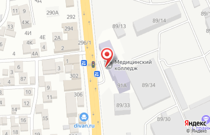 Медицинский колледж им. Башларова на проспекте Амет-Хана Султана на карте