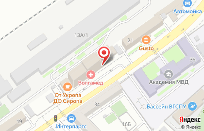 Волгоградский филиал Банкомат, Банк ВТБ 24 на Коммунистической улице, 19д на карте