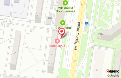 Ремонтная мастерская в Автозаводском районе на карте