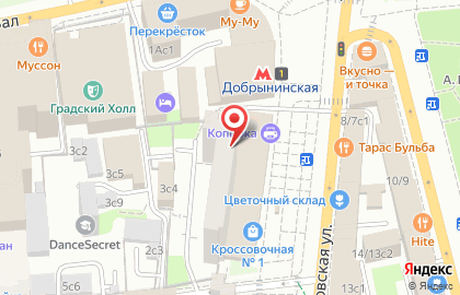 Виконт ООО на Добрынинской (ул Люсиновская) на карте