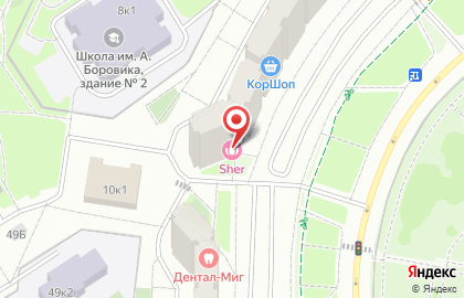 Салон красоты Sher на карте