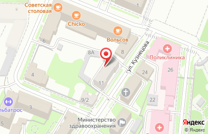 Агентство недвижимости Реванш в Ленинском районе на карте