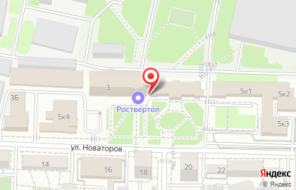 Интернет-портал ZZap.ru на улице Новаторов на карте