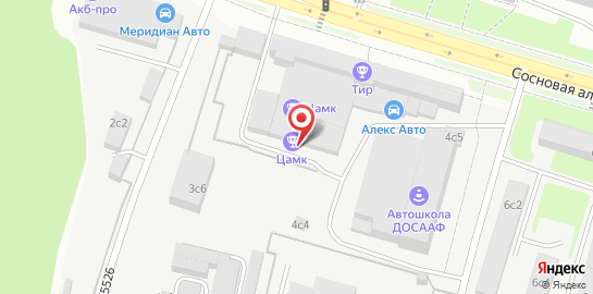 Автотехцентр Ankar на Сосновой аллее, 4 стр 3 в Зеленограде на карте