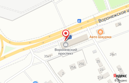 БЦ Воронежский проспект на карте