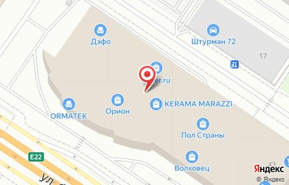Магазин Плинтус холл на улице Федюнинского на карте