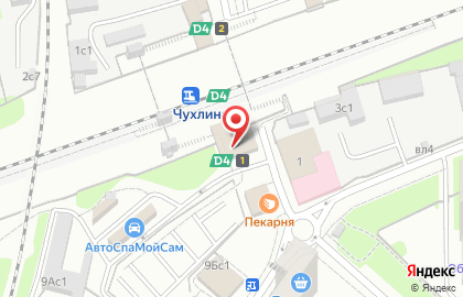 Железнодорожная станция Чухлинка на Зарайской улице на карте