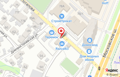 Автосервис Хамелеон в Октябрьском районе на карте