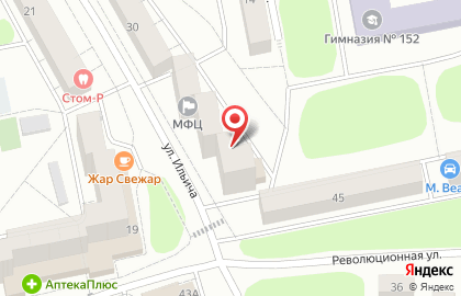Продуктовый магазин на ул. Ильича, 28 на карте
