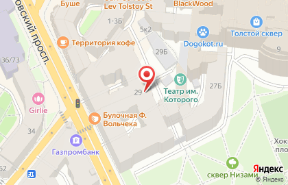 Ленинградская на карте