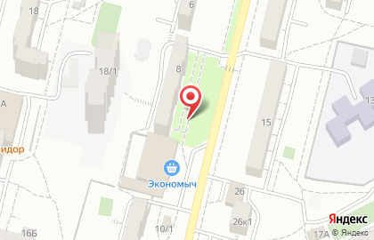 Акварель на улице Стрельникова на карте