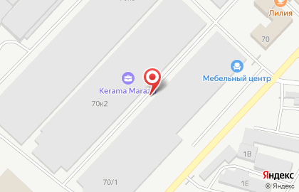 Магазин керамической плитки и керамического гранита Kerama Marazzi на Товарной улице на карте
