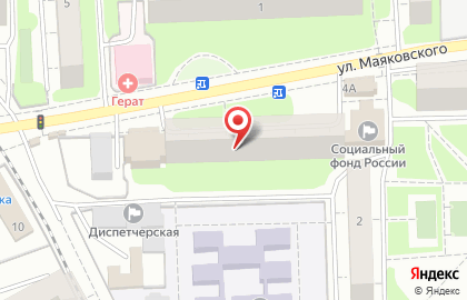 Корпорация Сибирское Здоровье в Железнодорожном на улице Маяковского на карте