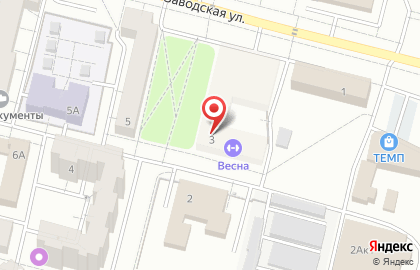 Спортивная школа Весна на карте