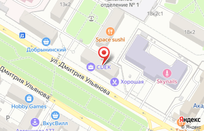 На Дмитрия Ульянова на карте
