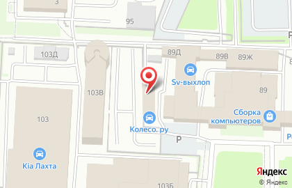 Сеть автомоечных комплексов, ИП Кроль С.Ю. на улице Савушкина на карте