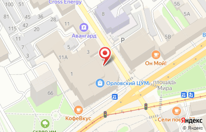 Ювелирная мастерская в Орле на карте