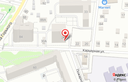 MaxAvto на Карьерной улице на карте