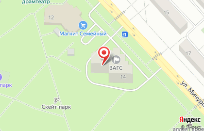 Юридическая компания Перспектива на улице Мичурина на карте