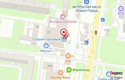 Супермаркет Пеликан на Революционной улице на карте
