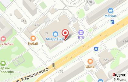 Зоомаркет Ле`Муррр на улице Карпинского на карте