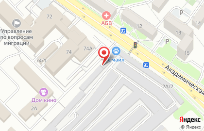 Автогаражный кооператив №17 в Свердловском районе на карте