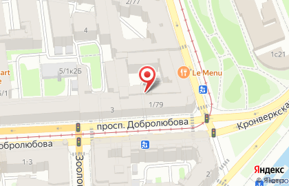 ЗАО Банкомат, Банк ВТБ 24 на проспекте Добролюбова на карте