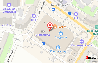 Салон связи МегаФон на улице Ленина на карте