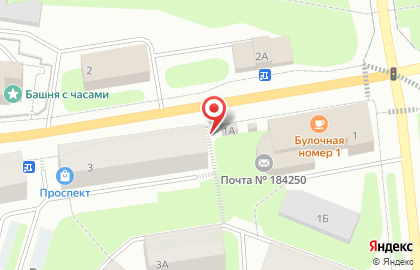 Салон связи Сотэлит на проспекте Ленина на карте