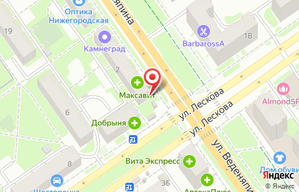 Микрофинансовая компания Срочноденьги на улице Лескова на карте