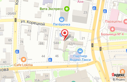 МедЭксперт на улице Терешковой на карте