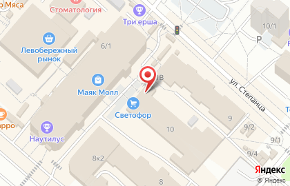 Магазин рыболовных товаров Акула на карте
