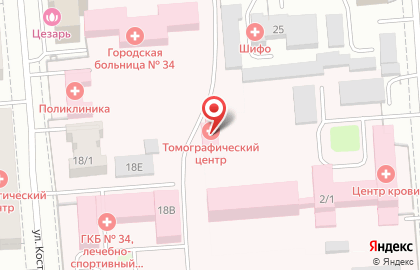 Сибирский окружной томографический центр МРТ на карте