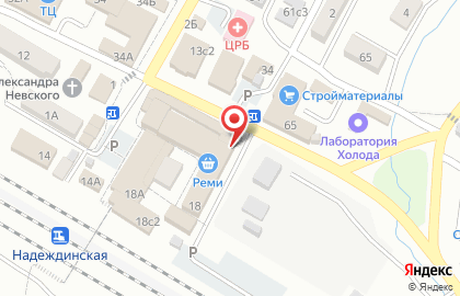 Магазин книг и канцелярских товаров КнигоМир Надеждинский на карте
