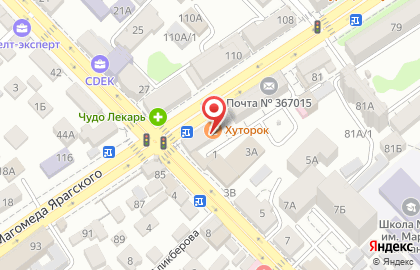 Кафе Хуторок в Советском районе на карте