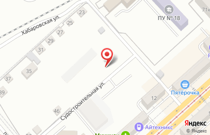 Автостоянка на проспекте Ленина, 12а на карте