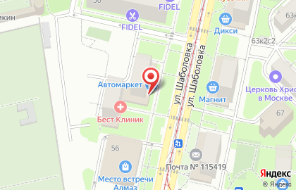 Дом быта в Москве на карте