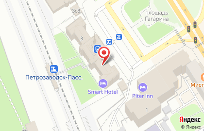 ОАО Банкомат, ТрансКредитБанк на площади Гагарина на карте