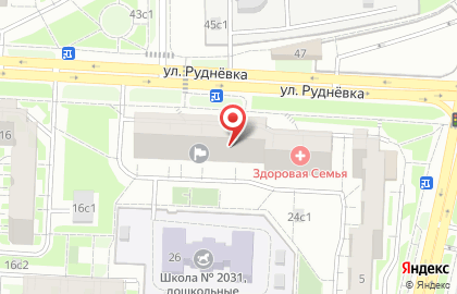 Мой семейный центр Косино-Ухтомский на улице Рудневка на карте