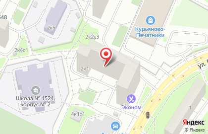 Клиника МедСтандарт на улице Гурьянова на карте
