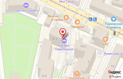 Courtyard Marriott Moscow Paveletskaya на карте