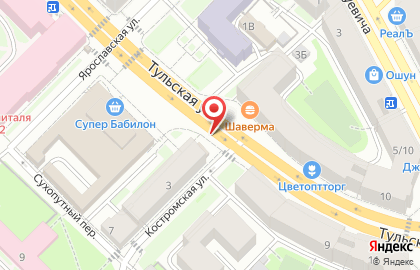 Продуктовый магазин в Санкт-Петербурге на карте