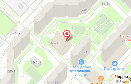 ОДС Жилищник района Ново-Переделкино на Боровском шоссе, 48 к 1 на карте