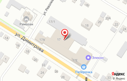 ЗАО Мапеи на улице Димитрова на карте