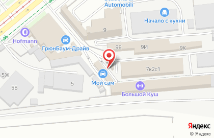 Автомойка самообслуживания в Санкт-Петербурге на карте