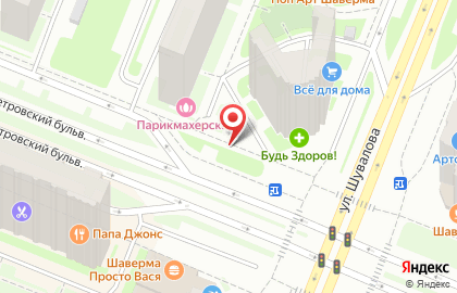 Группа компаний Полис Групп на Петровском бульваре на карте