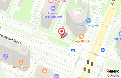 Группа компаний Полис Групп на Петровском бульваре на карте