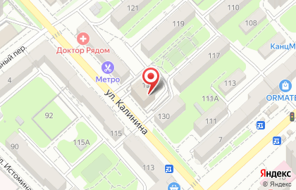 Парикмахерская Юнона в Кировском районе на карте