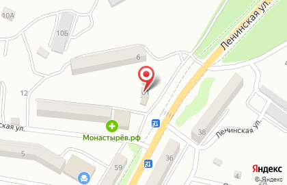 Магазин Алмаз на Ленинской улице на карте