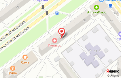 Образ на проспекте Ленинского Комсомола на карте